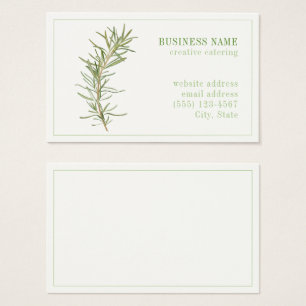 FRESH ROSEMARY Oceana Business Card