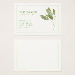 FRESH SAGE 3.5x2.5 Business Card