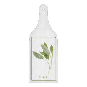 FRESH SAGE Glass Cutting Board Paddle