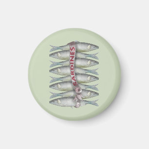 Fresh Sardines Magnet