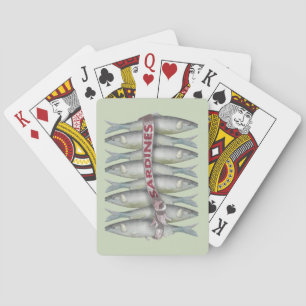 Fresh Sardines Playing Cards