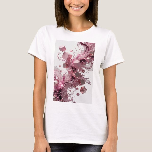 Fresh Silver ABSTRACT ART Custom Tee v2 (Front)