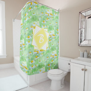 Fresh, Simple Daisies Monogrammable