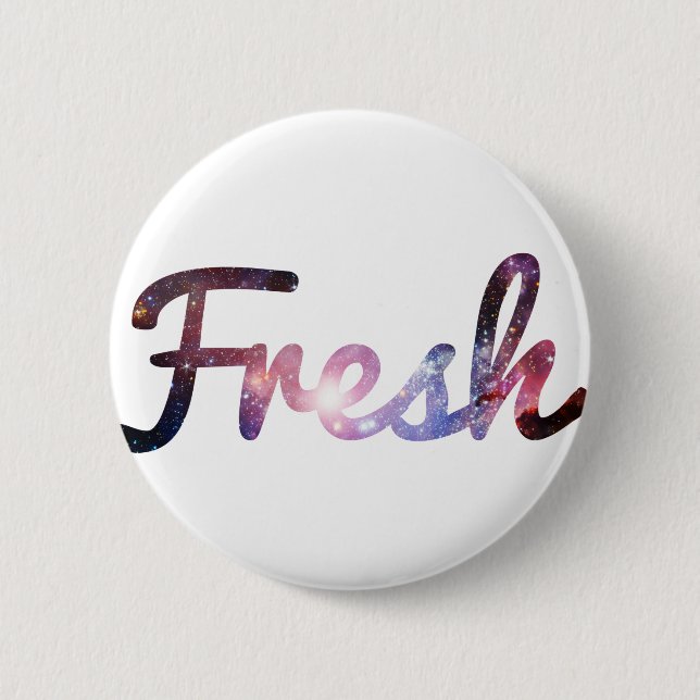 Fresh space 2 inch round button (Front)