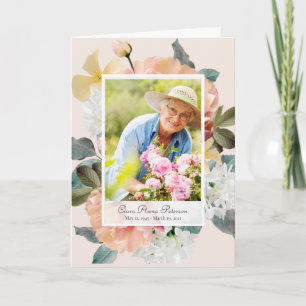 Fresh Spring Flowers Celebration of Life Program