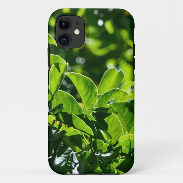 fresh spring green leaves. nature photography. Case-Mate iPhone case (Back)