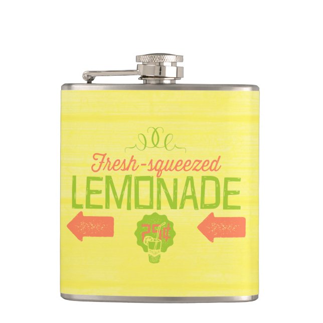 Fresh Squeezed Lemonade Hip Flask (Front)