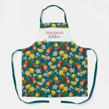 Fresh Strawberry and Lemon Pattern