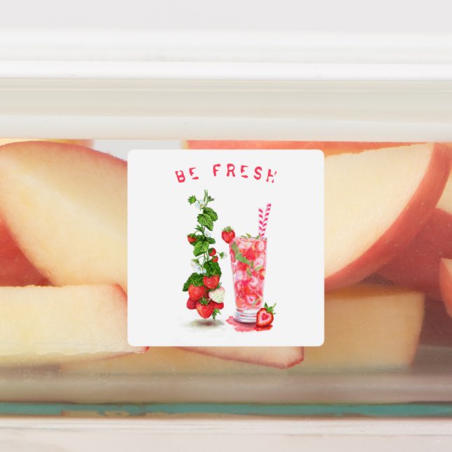 Fresh Strawberry Juice Cool Drink - Summer Fruits  (Affixed)