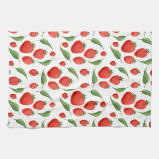 Fresh Strawberry Pattern Kitchen Towel