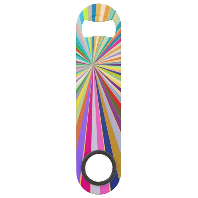Fresh striped background speed bottle opener (Front)