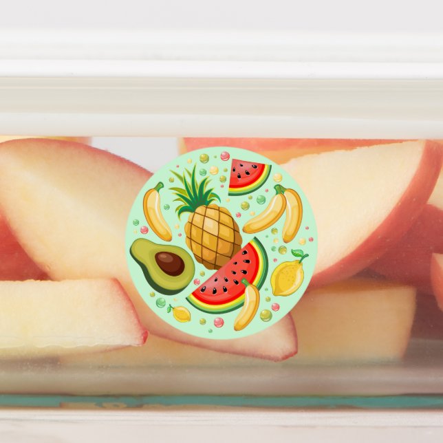 Fresh Summer Fruits Pattern (Affixed)
