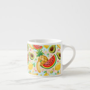 Fresh Summer Fruits Pattern Espresso Cup