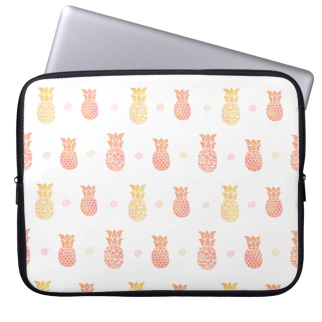 Fresh Summer Pineapple Laptop Sleeve (Front)