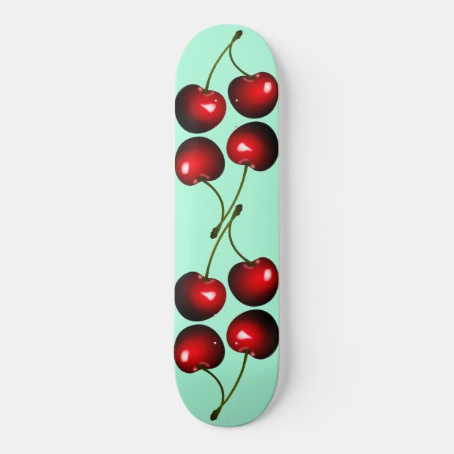 Fresh Sweet Cherries - Skateboard (Front)