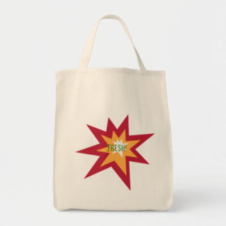 Fresh title tote bag