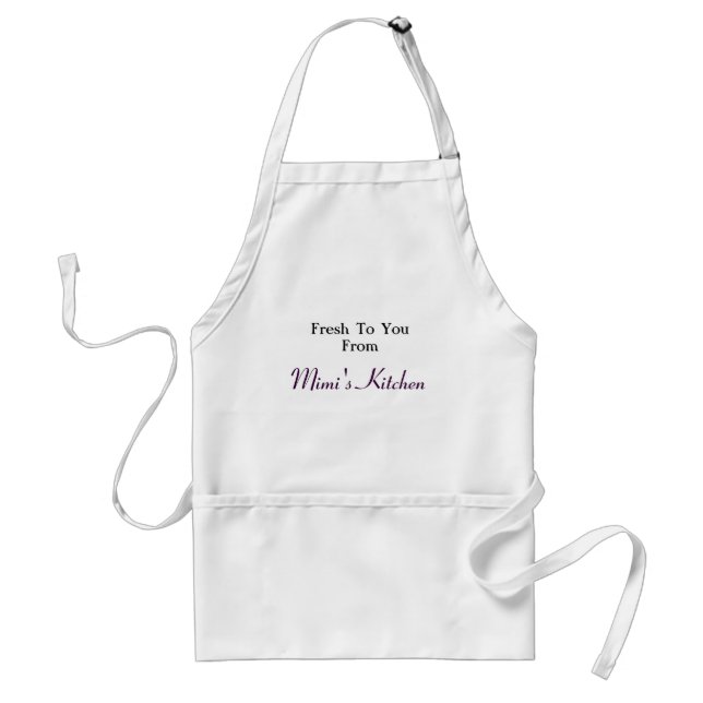 Fresh To You From, Mimi's Kitchen - Customized Standard Apron (Front)