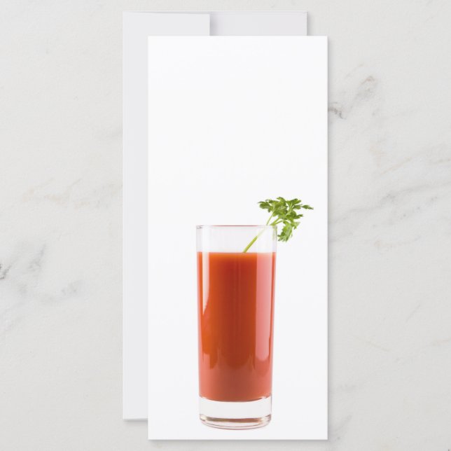 Fresh tomato juice cocktail (Front)