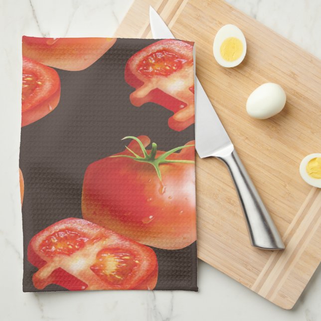 Fresh Tomato Kitchen Towel (Quarter Fold)