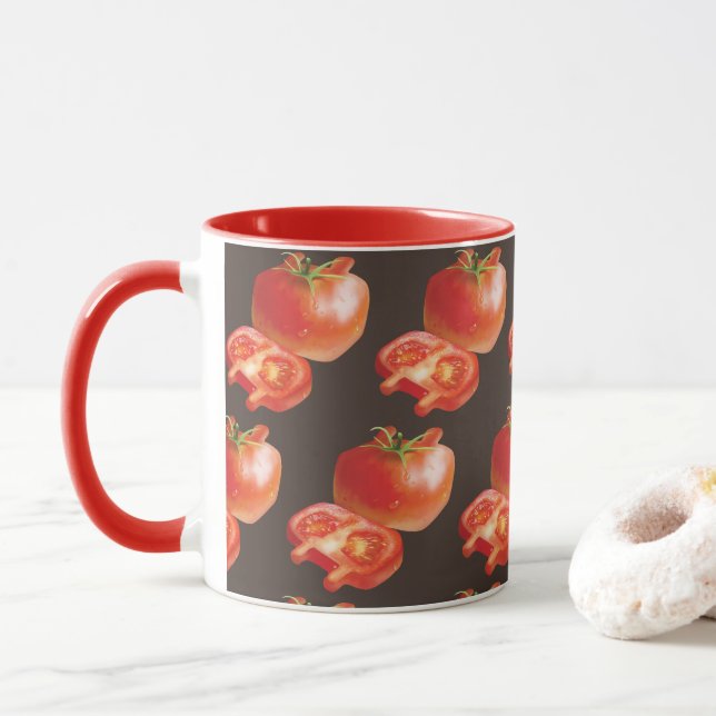 Fresh Tomato Mug (With Donut)