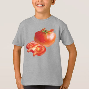 Fresh Tomato Pattern: Juicy Red Kitchen Art T-Shirt