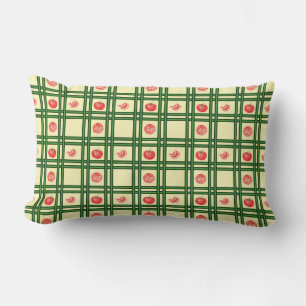 Fresh Tomatoes Gardener Pattern Lumbar Pillow