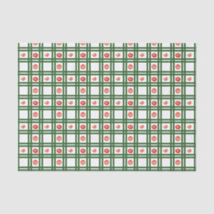 Fresh Tomatoes Gardener Pattern Tissue Paper