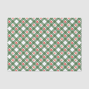 Fresh Tomatoes Gardener Pattern Tissue Paper