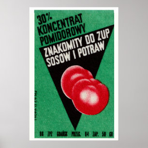 Fresh Tomatoes - Matchbox Print - Czech Wall Art