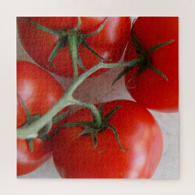Fresh tomatoes still life square Jigsaw puzzle (Vertical)