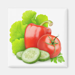 Fresh vegetables magnet
