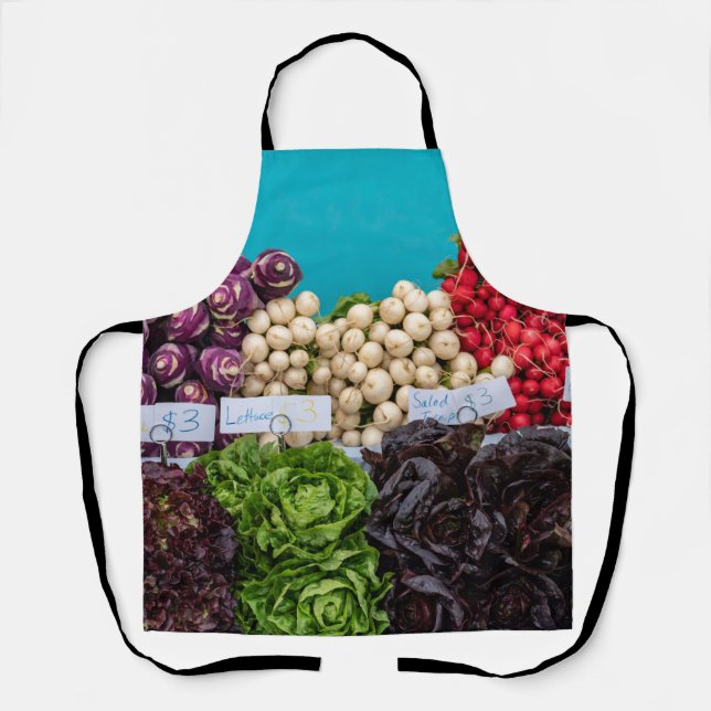 Fresh Vegetables Photography Apron (Front)