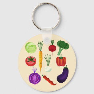 Fresh Veggies Keychain