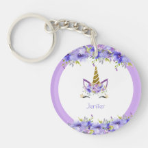 Fresh Violet Unicorn Birthday Decorations