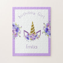 Fresh Violet | Unicorn girl Birthday