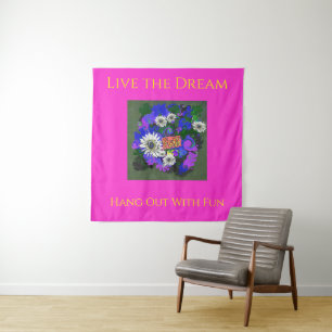 Fresh Vivid Colourful Fun Happy Tapestry