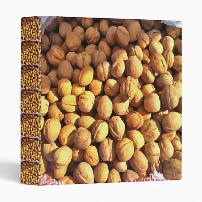 Fresh Walnuts Hyperrealistic Painting Binder (Front/Spine)