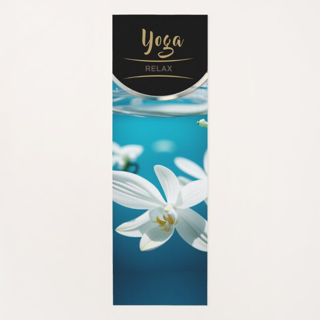 Fresh Water Petals - Yoga Mat (Front)