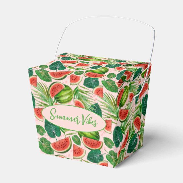 Fresh Watermelon Favor Box (Front Side)