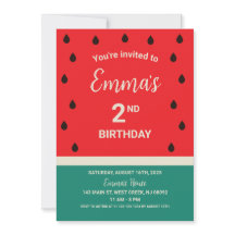 Fresh Watermelon Invitation