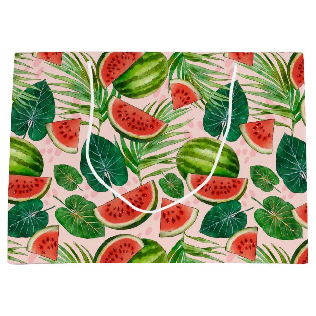 Fresh Watermelon Large Gift Bag (Front)