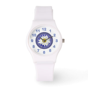Fresh White Daisy Watch