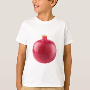 Fresh Whole Red Pomegranate Fruit Healthy Food Art T-Shirt