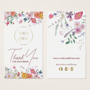 Fresh wildflowers package insert