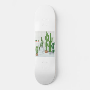 Fresh Wind Cactus Potted Skateboard