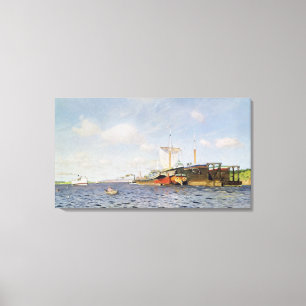Fresh Wind on the Volga, 1895 Canvas Print