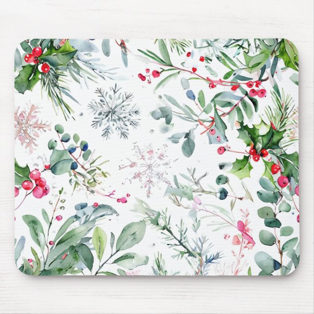 fresh winter fruit mouse pad (Front)