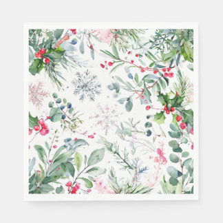 fresh winter fruit napkin