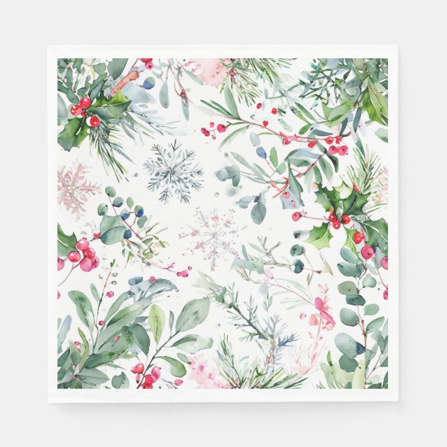 fresh winter fruit napkin (Front)