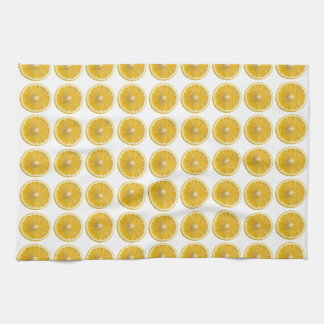 Fresh Yellow Lemon Slice Citrus Pattern Kitchen Kitchen Towel